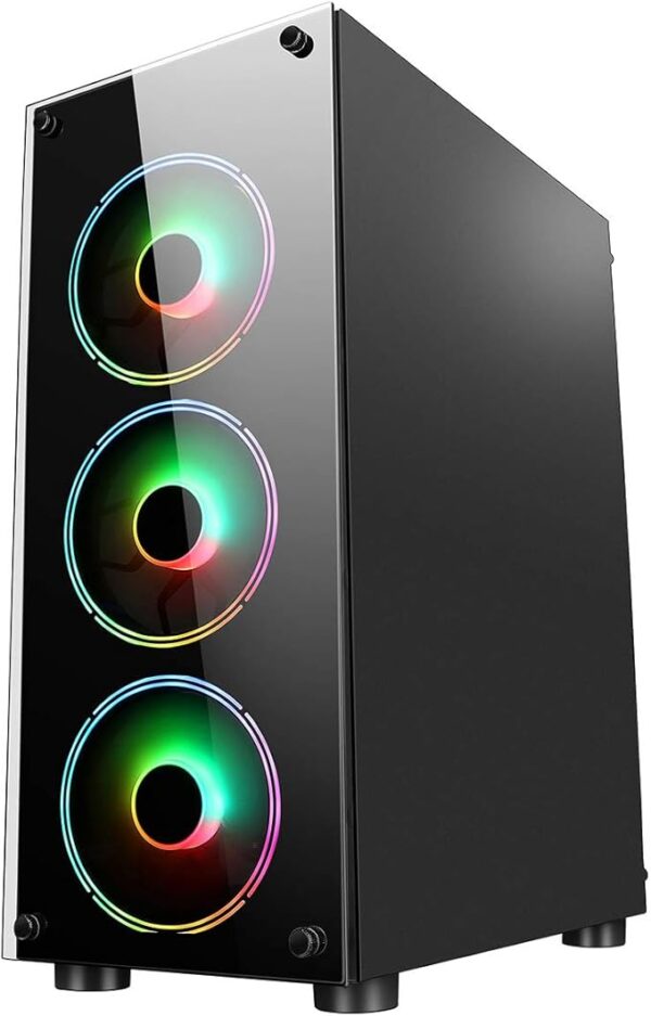 ASC TECHNOLOGY Regional Gaming PC - Amd Ryzen 3 3200G 3.6Ghz - 16GB RAM DDR4 3200Mhz - 1TB SSD - Windows 11 - Radeon Vega 8 Graphics - Mirage 6 Fan Black RGB Case - Image 2
