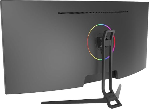 Asc 34" Curved Ultra-Thin Bezel Gaming Monitor – WQHD VA 3440 * 1440, 21:9 Ratio, 165Hz (DP) 144Hz (HDMI), 1ms MPRT, 2 x HDMI, 2 x DP, Low Blue Light Mode, VESA Mountable, Built in Speakers. - Image 2