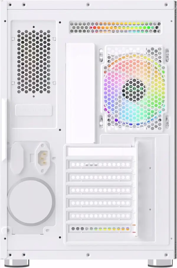 ASC Intel Core i7 Gaming Tower • GT730 2GB Graphics Card • 16GB RAM • 256GB SSD+1TB HDD • 500W 80+ PSU • White 10 Fan RGB Gaming Case • WIFI • Windows 11 • 22" Monitor Bundle - Image 3