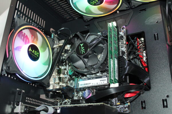ASC Intel Core i7 Gaming Tower • GT730 2GB Graphics Card • 8GB RAM • 512GB SSD+500GB HDD • 500W 80+ PSU • Black 9 Fan RGB Gaming Case • WIFI • Windows 11 - Image 2