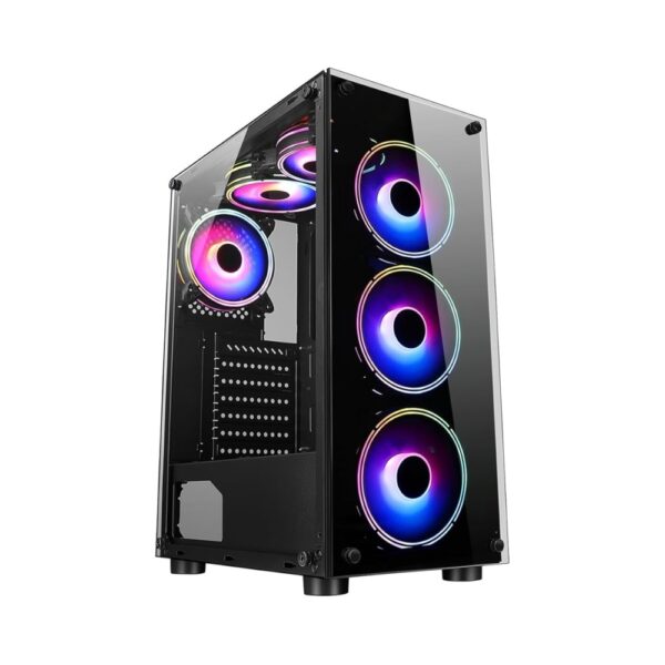 ASC TECHNOLOGY Regional Gaming PC - Amd Ryzen 3 3200G 3.6Ghz - 16GB RAM DDR4 3200Mhz - 1TB SSD - Windows 11 - Radeon Vega 8 Graphics - Mirage 6 Fan Black RGB Case