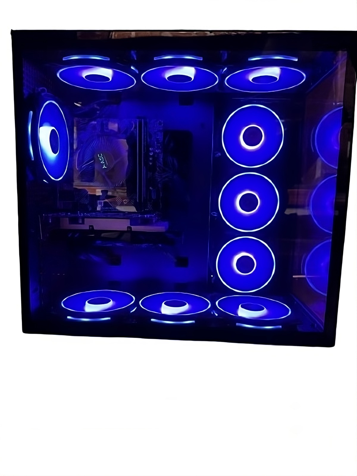 Gaming PC Bundle - Ryzen 7 5700, 32GB RAM, RTX 3060 12GB, 2TB M.2 SSD, Glass Side RGB Case, 650W PSU, Windows 11 Pro, 27" Monitor, Gaming Keyboard & Mouse BLACK 10 FAN 8 Gaming PC Bundle - Ryzen 7 5700, 32GB RAM, RTX 3060 12GB, 2TB M.2 SSD, Glass Side RGB Case, 650W PSU, Windows 11 Pro, 27" Monitor, Gaming Keyboard & Mouse BLACK 10 FAN - Image 8