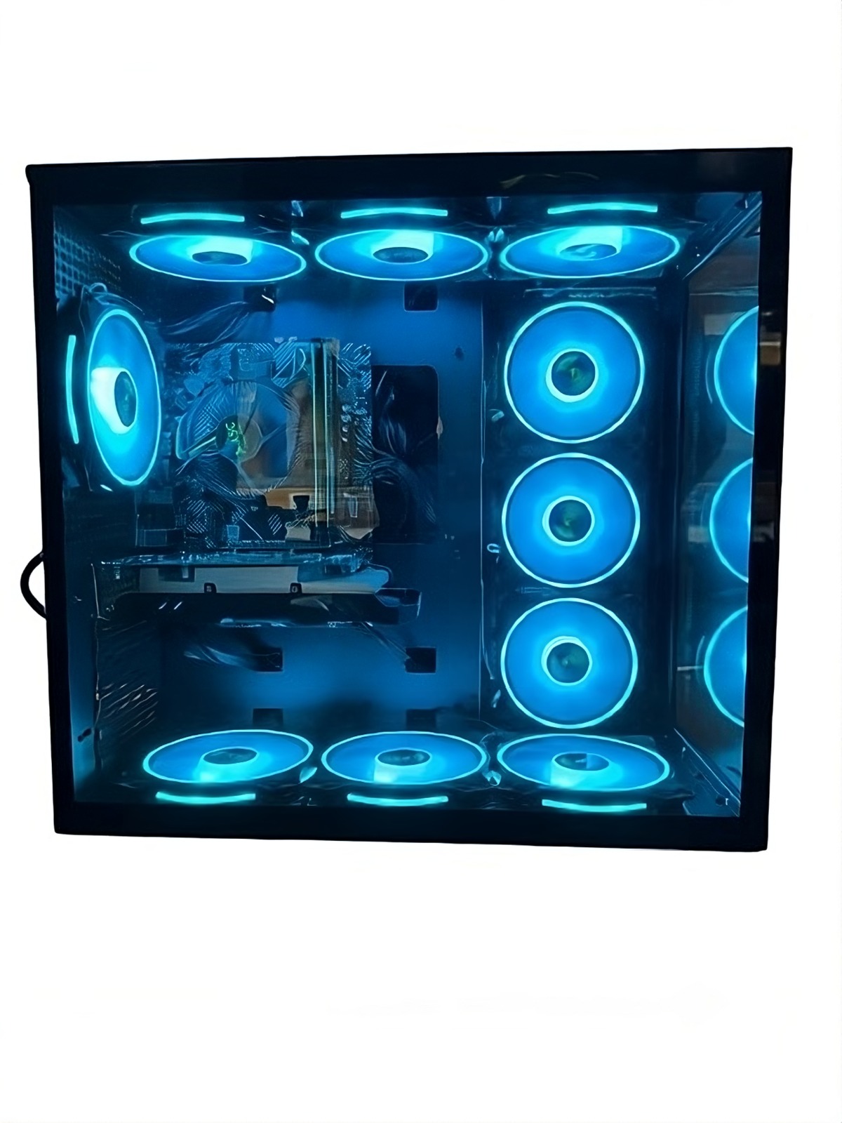 Gaming PC Bundle - Ryzen 7 5700, 32GB RAM, RTX 3060 12GB, 2TB M.2 SSD, Glass Side RGB Case, 650W PSU, Windows 11 Pro, 27" Monitor, Gaming Keyboard & Mouse BLACK 10 FAN 9 Gaming PC Bundle - Ryzen 7 5700, 32GB RAM, RTX 3060 12GB, 2TB M.2 SSD, Glass Side RGB Case, 650W PSU, Windows 11 Pro, 27" Monitor, Gaming Keyboard & Mouse BLACK 10 FAN - Image 9